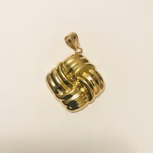 Gold plated pendant